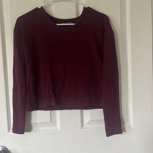 Burgundy Brandy Melville sweater. Worn a few times but no visible wear. - Picture 1 of 2